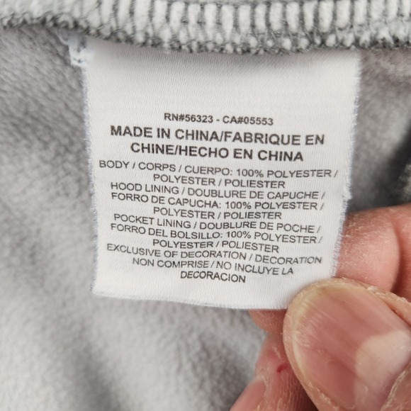 Nike Hoodie Dri-Fit Zip Up Men's M Medium Gray Athletic Sweater - Picture 7 of 8